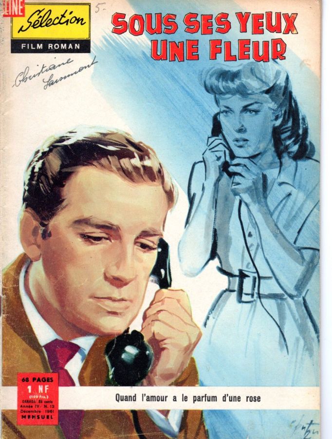 CINE SELECTION magazine side cover Issue 13  December 1961