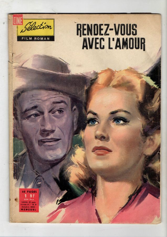 CINE SELECTION magazine side cover Issue 8 October 1960