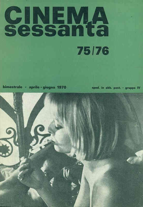 CINEMASESSANTA magazine side cover Issue 75/76 April/June 1970