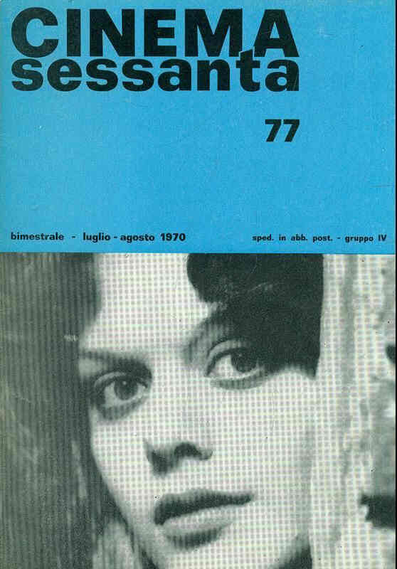 CINEMASESSANTA magazine side cover Issue 77 July/August 1970