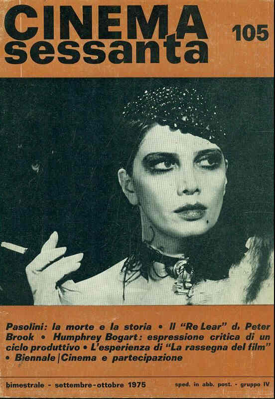 CINEMASESSANTA magazine side cover Issue 105 September/October 1975