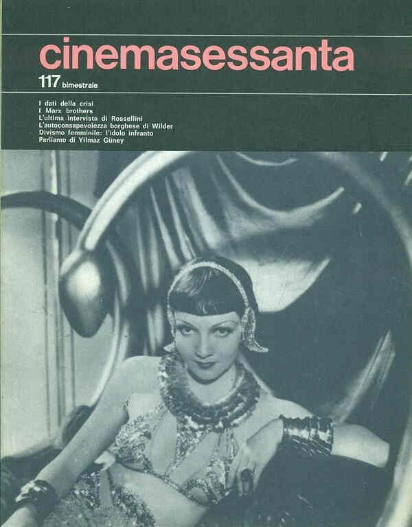 CINEMASESSANTA magazine side cover Issue 117 September/October 1977