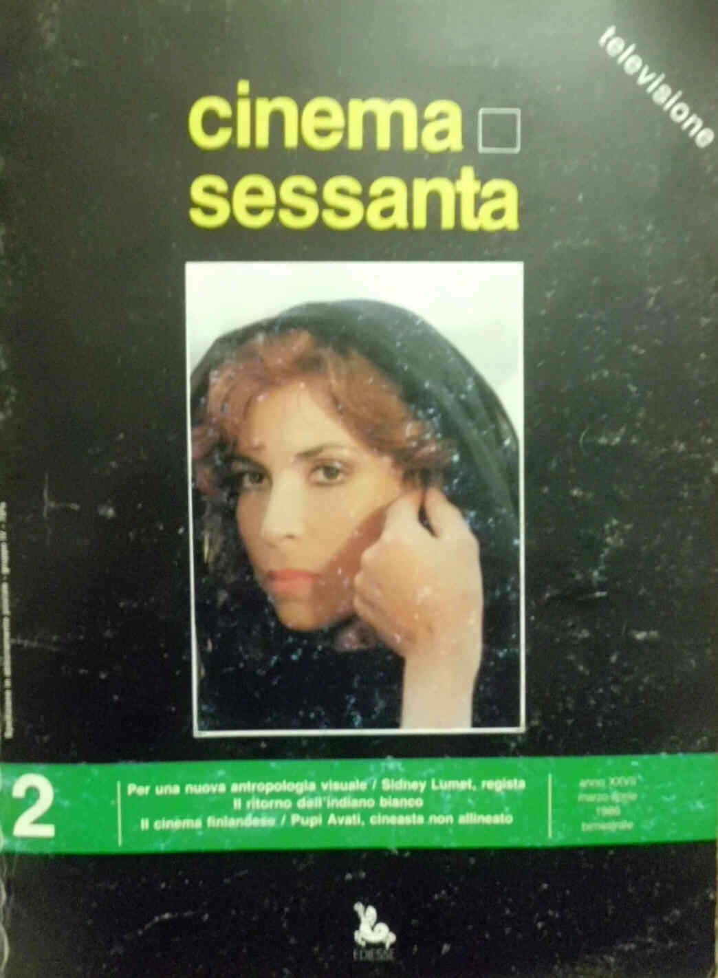 CINEMASESSANTA magazine side cover Issue 168 March/April 1986