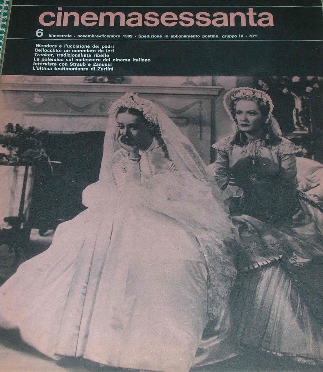CINEMASESSANTA magazine side cover Issue 148 November/December 1982