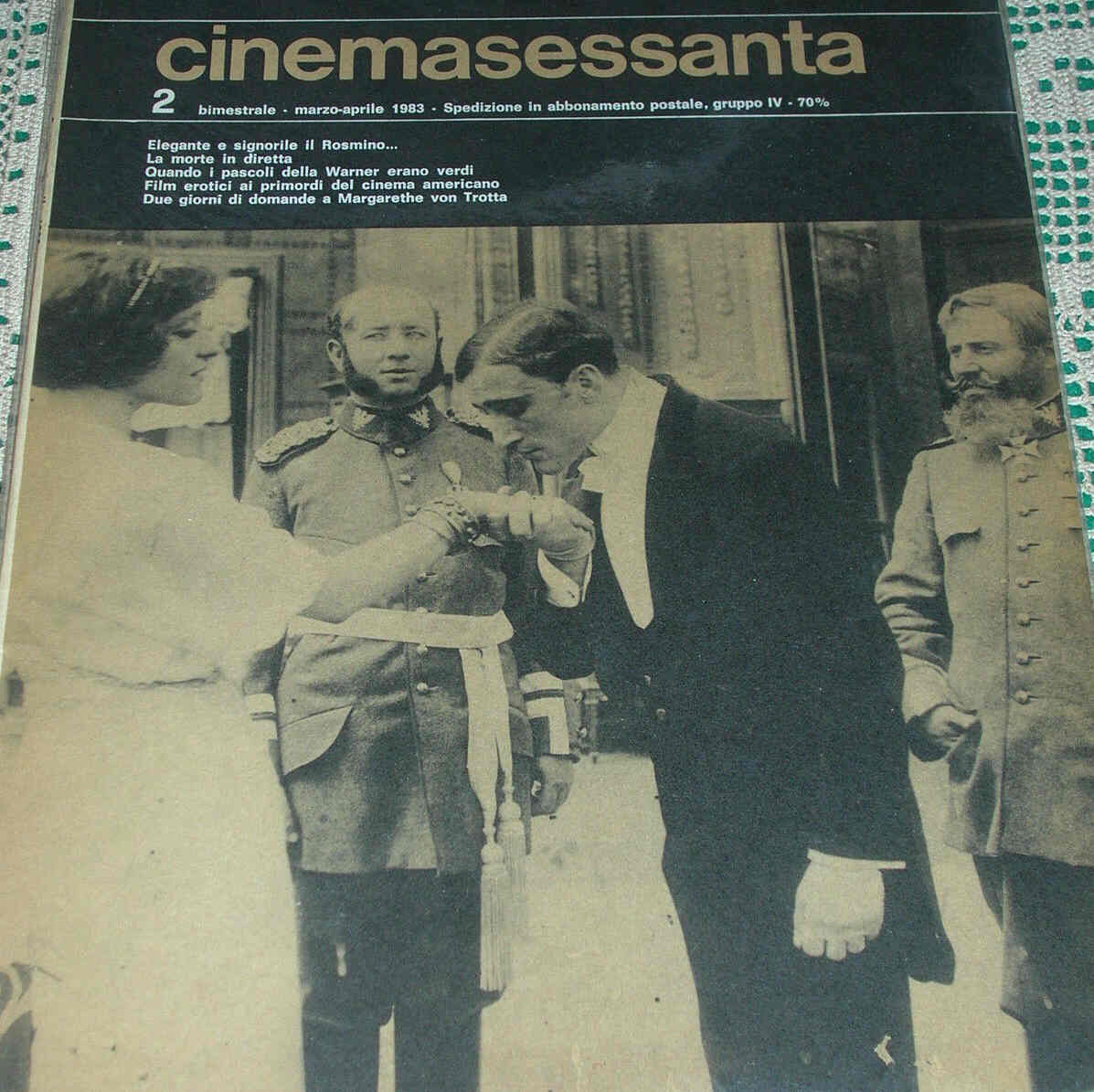 CINEMASESSANTA magazine side cover Issue 150 March/April 1983