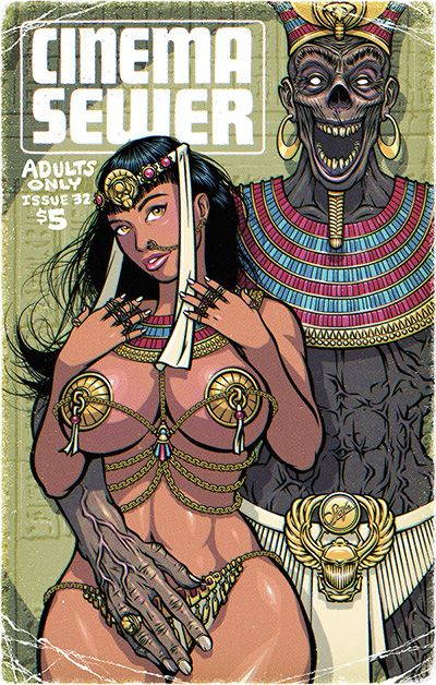 CINEMA SEWER magazine side cover Issue 32  February 2019