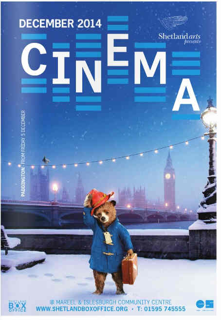 CINEMA (SHETLAND) magazine side cover December 2014