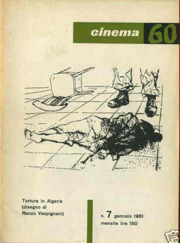 CINEMASESSANTA magazine side cover Issue 7 January 1961