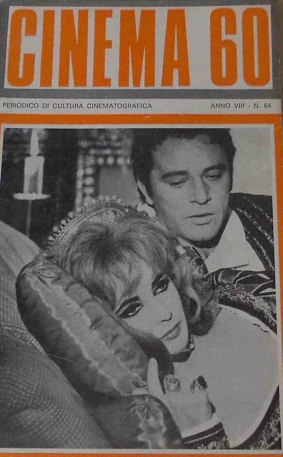 CINEMASESSANTA magazine side cover Issue 64  1967