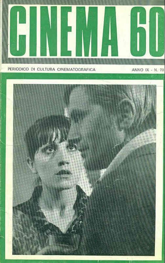 CINEMASESSANTA magazine side cover Issue 70  1968