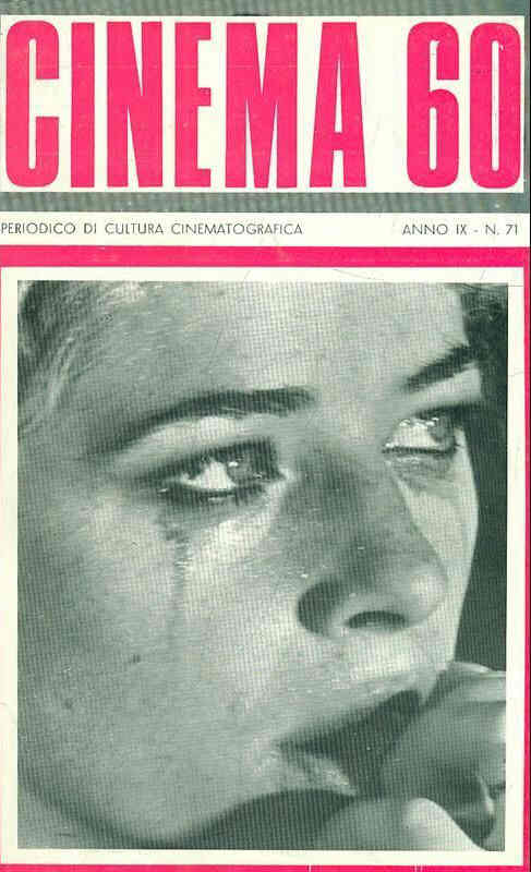 CINEMASESSANTA magazine side cover Issue 71  1969