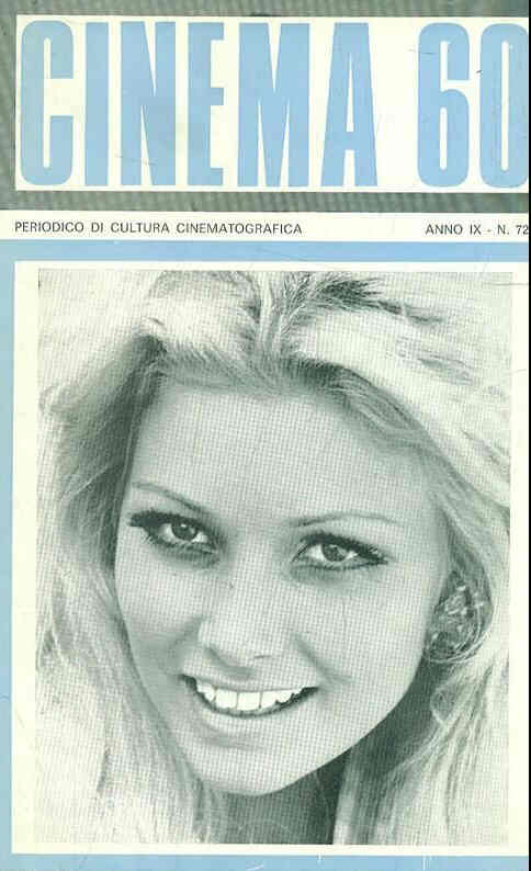 CINEMASESSANTA magazine side cover Issue 72  1969