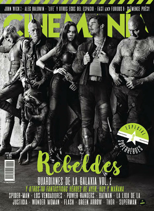 CINEMANIA magazine side cover Issue 259 April 2017