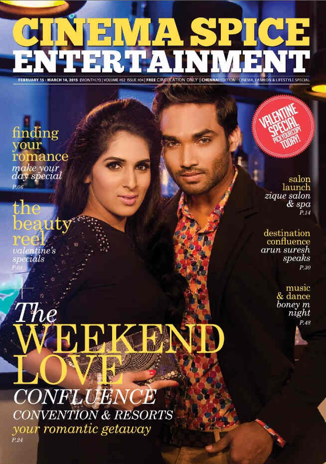 CINEMA SPICE ENTERTAINMENT magazine side cover 15 February 2015