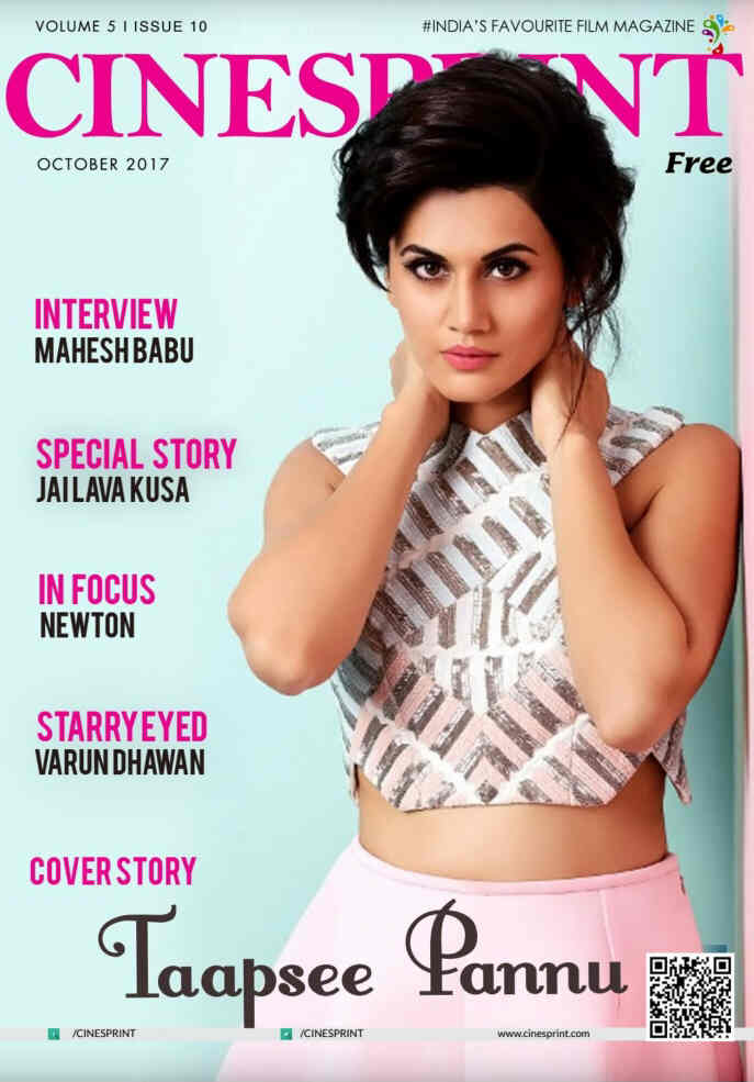 CINESPRINT magazine side cover  October 2017