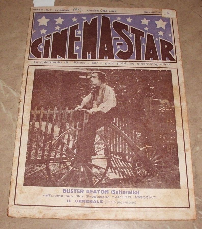 CINEMA-STAR magazine side cover Issue 7   1927