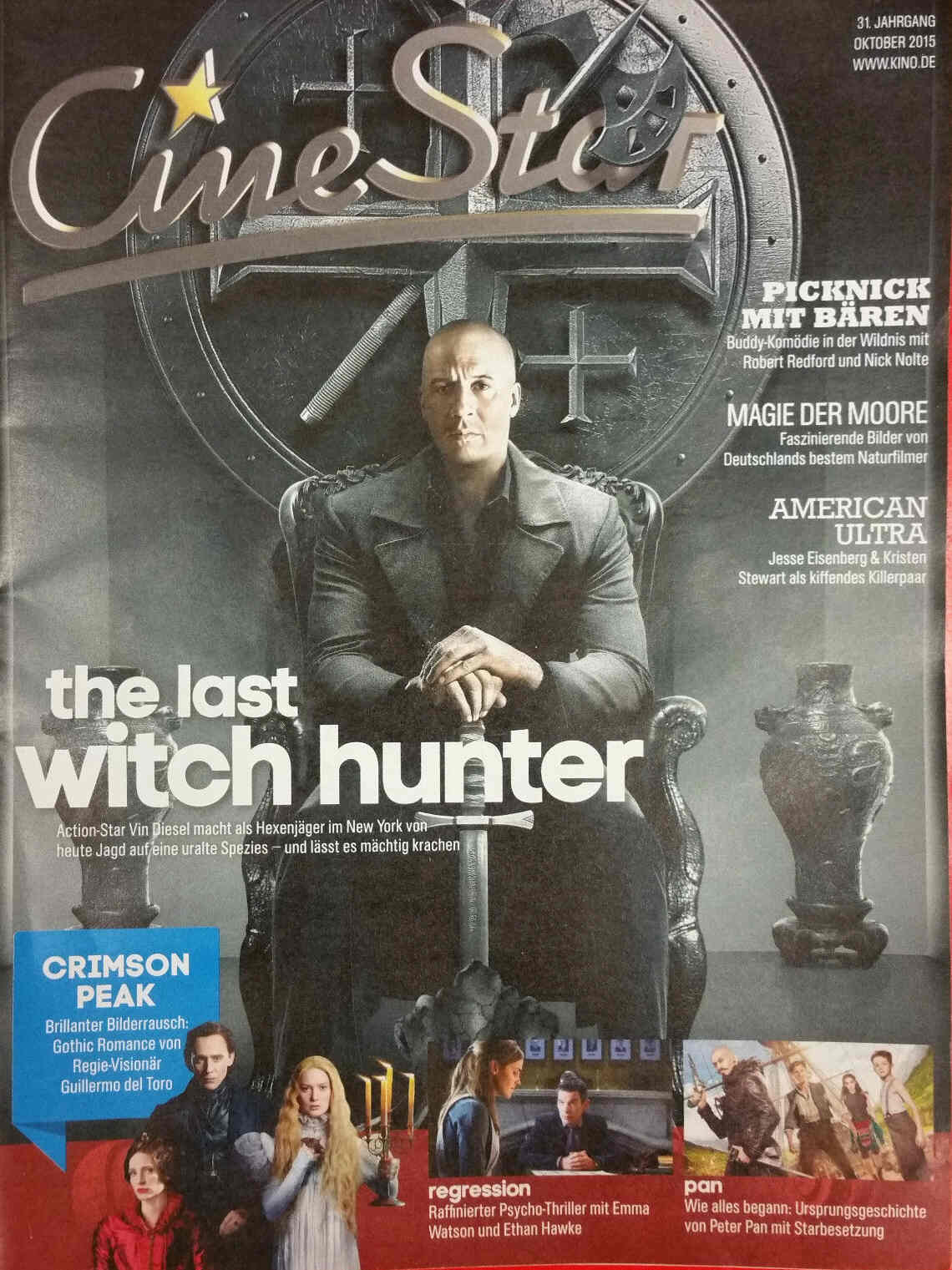 CINE STAR magazine side cover October 2015