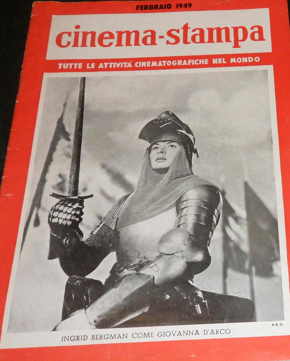 CINEMA-STAMPA magazine side cover February 1949