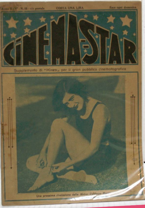 CINEMA-STAR magazine side cover Issue 15  1927