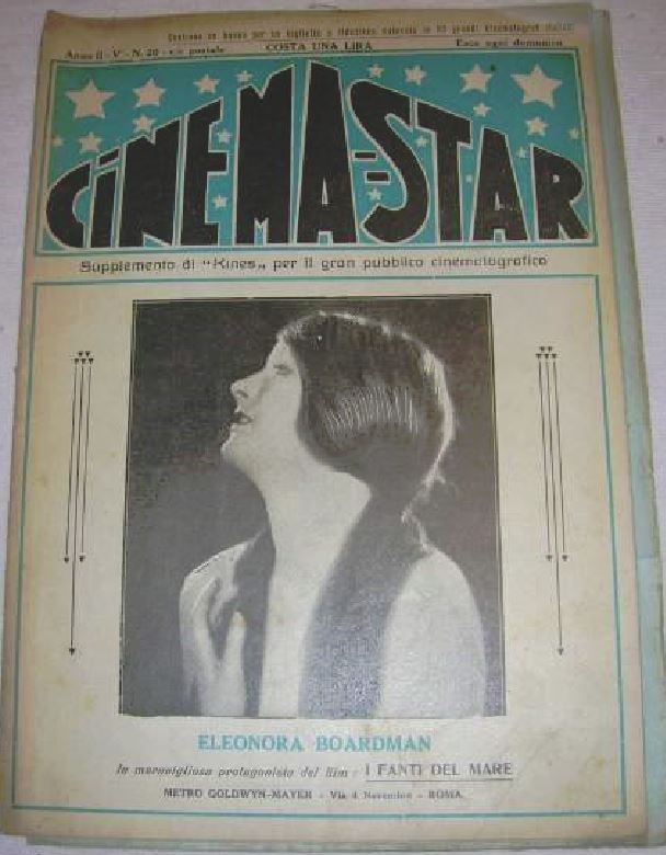 CINEMA-STAR magazine side cover Issue 20  1927