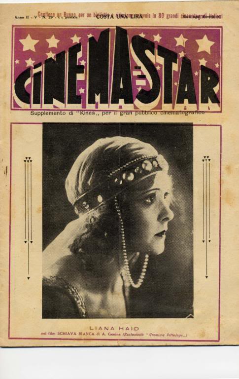 CINEMA-STAR magazine side cover Issue 29  1927