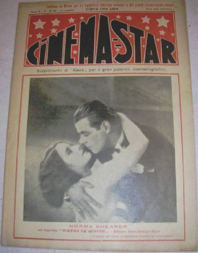 CINEMA-STAR magazine side cover Issue ?  1927