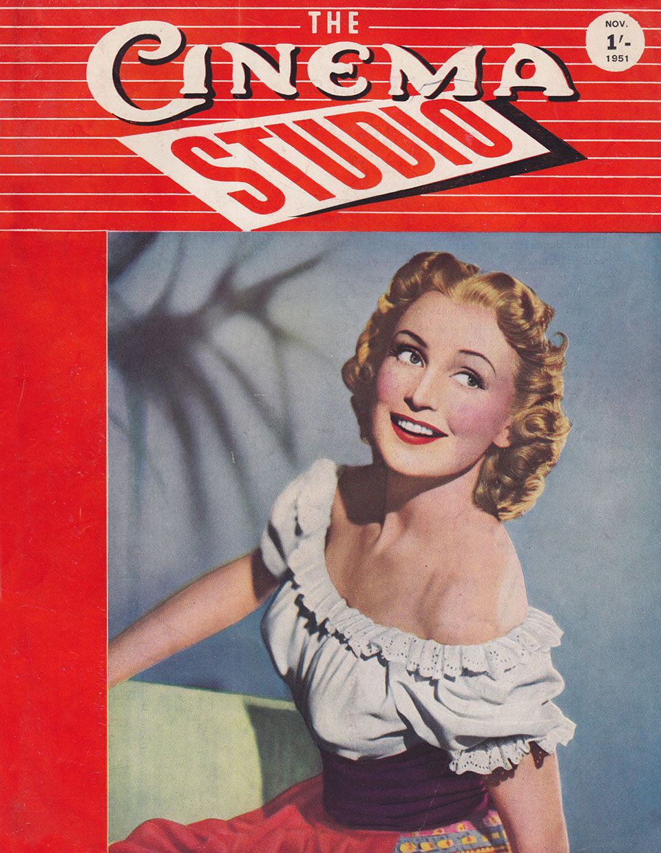 CINEMA STUDIO | THE magazine side cover November 1951
