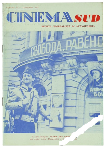 CINEMA SUD magazine side cover Issue 61 September 1976