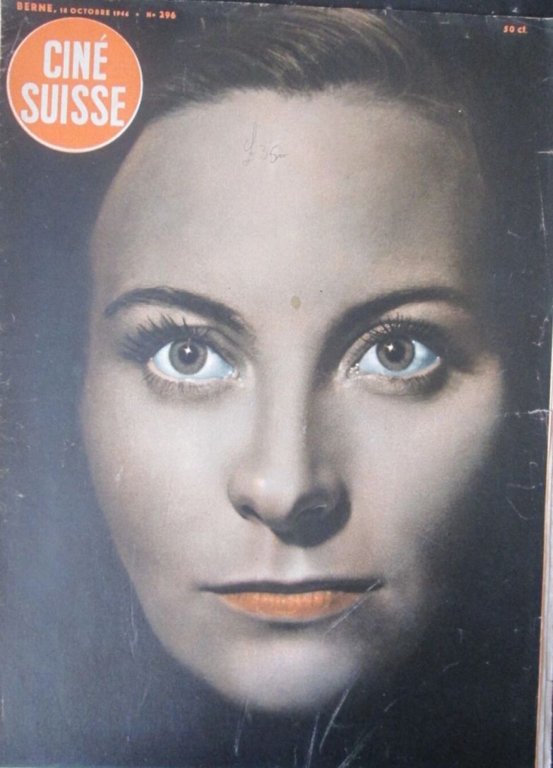 CINE SUISSE magazine side cover Issue 296 18 October 1946