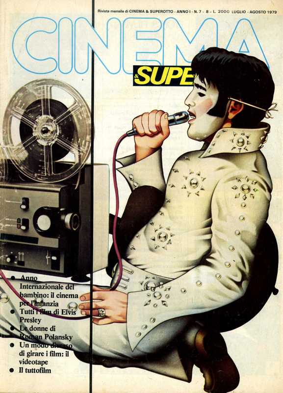 CINEMA SUPEROTTO magazine side cover Issue 7/8 July/August 1979