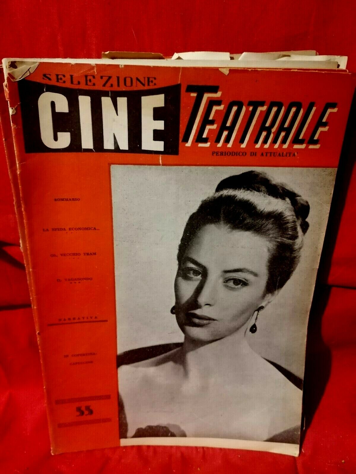 SELEZIONE CINE TEATRALE magazine side cover Issue 55   1961
