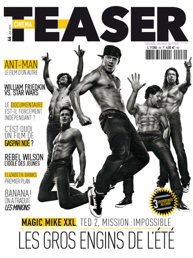 CINEMA TEASER magazine side cover Issue 46 July 2015