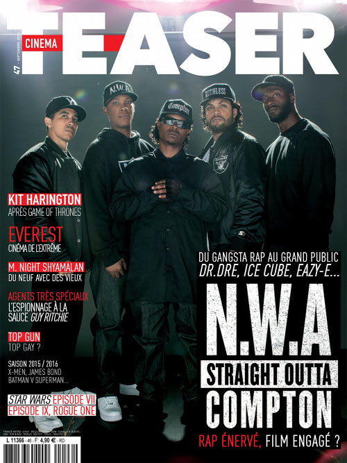 CINEMA TEASER magazine side cover Issue 47 September 2015