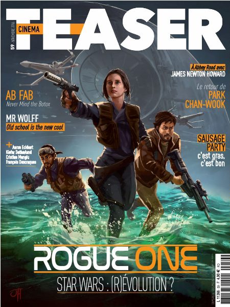 CINEMA TEASER magazine side cover Issue 59 November 2016