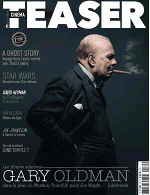 CINEMA TEASER magazine side cover Issue 70  December 2017