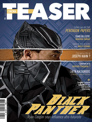 CINEMA TEASER magazine side cover Issue 71  January 2018