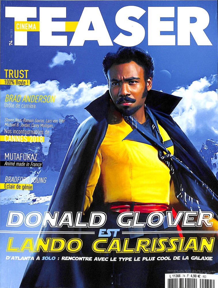 CINEMA TEASER magazine side cover Issue 74  May 2018