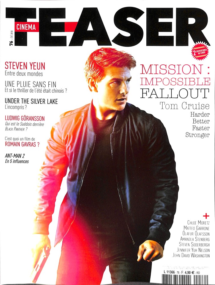 CINEMA TEASER magazine side cover Issue 76 Summer 2018