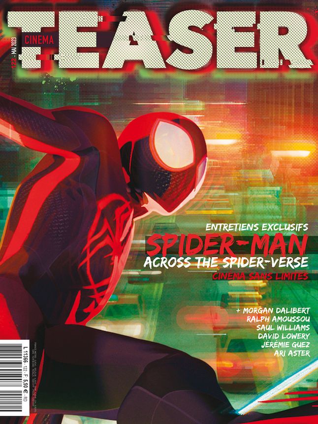 CINEMA TEASER magazine side cover Issue 122  May 2023