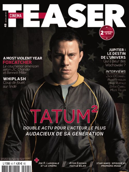 CINEMA TEASER magazine side cover Issue 40 December 2014