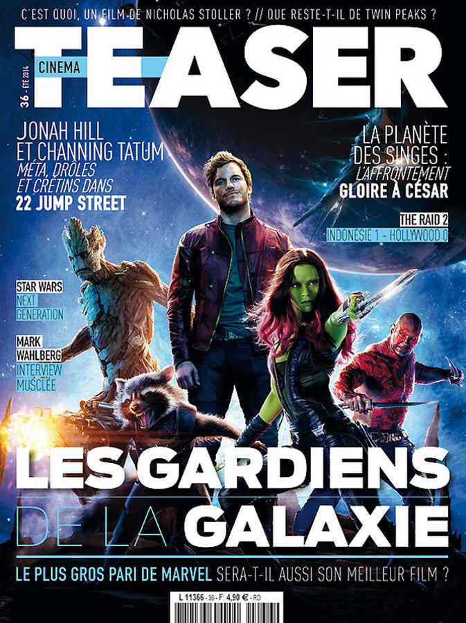 CINEMA TEASER magazine side cover Issue 36 Summer 2014
