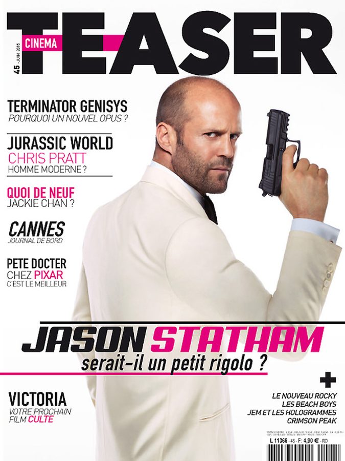CINEMA TEASER magazine side cover Issue 45 June 2015