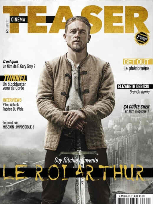 CINEMA TEASER magazine side cover Issue 63 April 2017