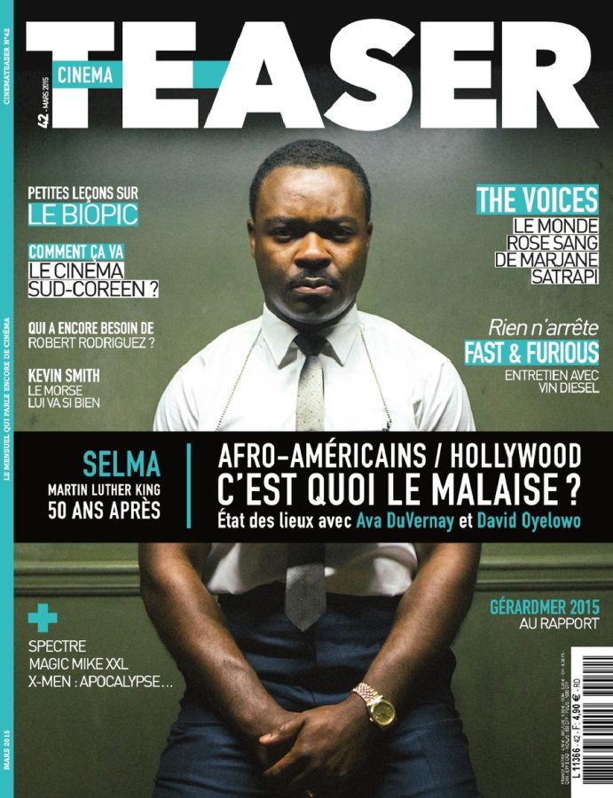 CINEMA TEASER magazine side cover Issue 42 March 2015