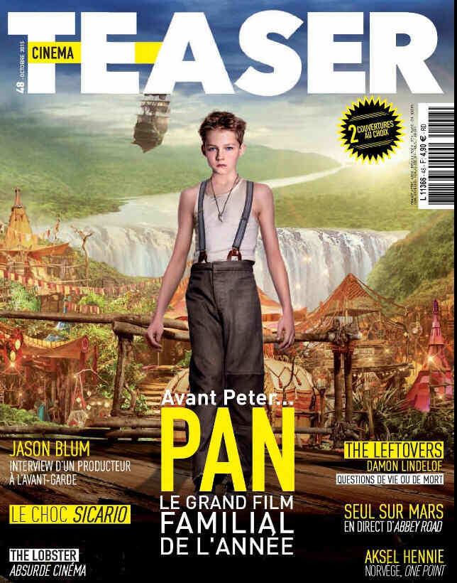 CINEMA TEASER magazine side cover Issue 48 October 2015