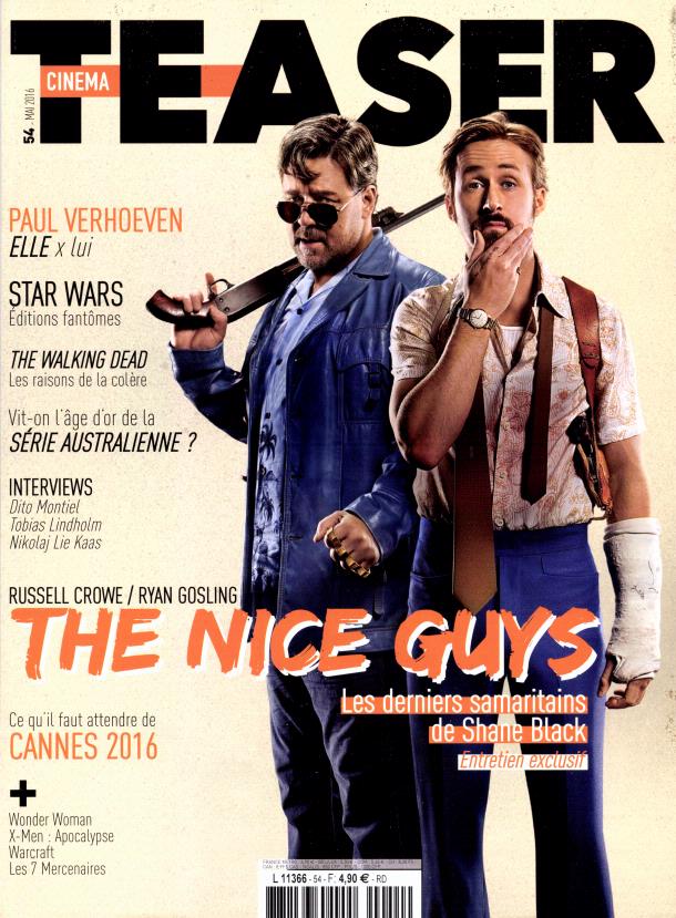 CINEMA TEASER magazine side cover Issue 54 May 2016
