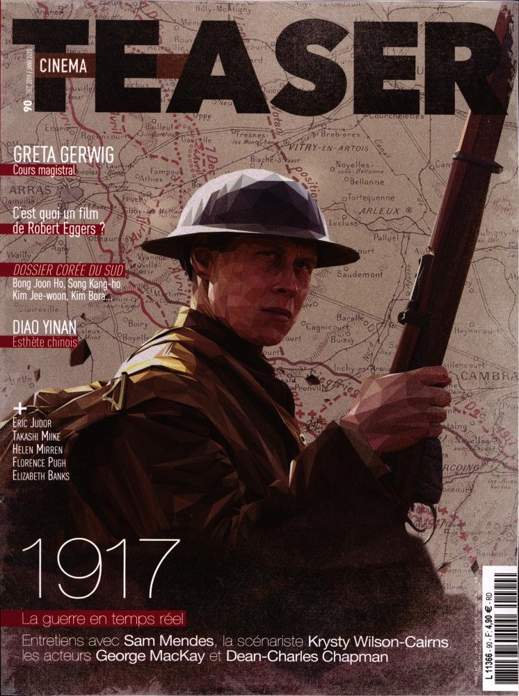 CINEMA TEASER magazine side cover Issue 90  December 2019