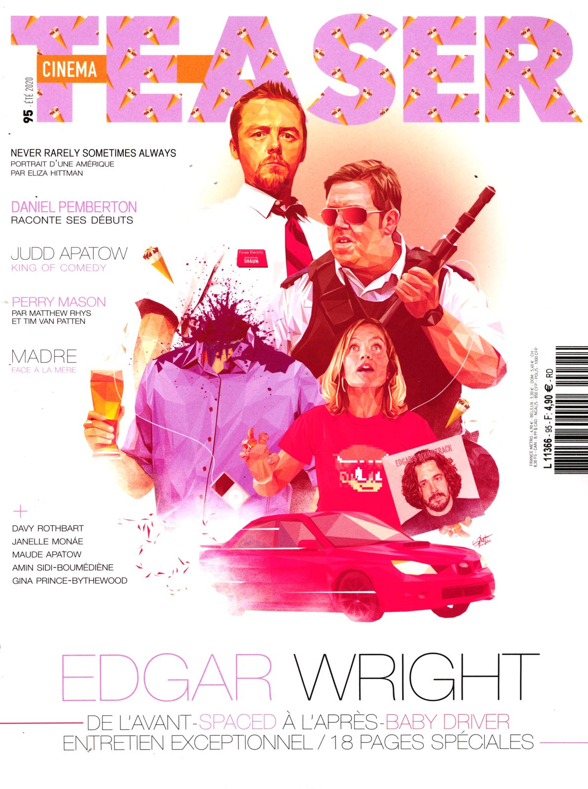 CINEMA TEASER magazine side cover Issue 95 Summer 2020