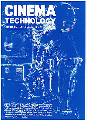 CINEMA TECHNOLOGY magazine side cover July 1990