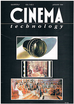 CINEMA TECHNOLOGY magazine side cover January 1994
